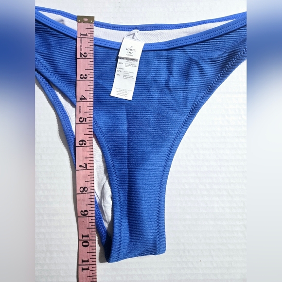 CUPSHE Bikini Set for Women Bathing Suit Mid Waist Cutout High Cut Spaghetti S - Picture 10 of 11